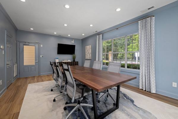 game room at The Morgan at Chapel Hill Apartments