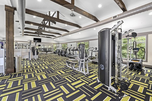 fitness center at The Morgan at Chapel Hill Apartments