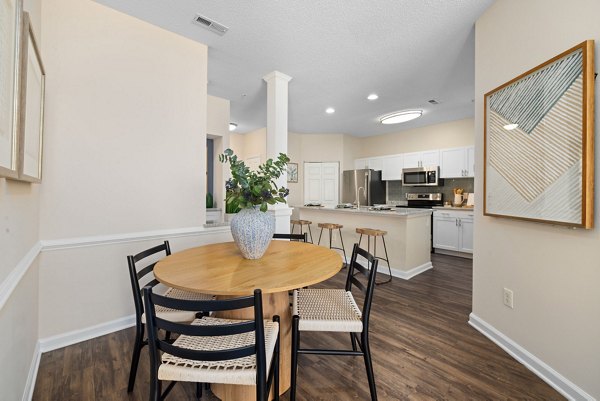 living room at The Morgan at Chapel Hill Apartments