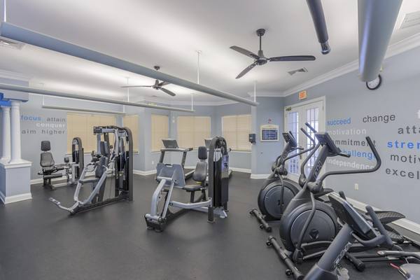 fitness center at Courtney Ridge Apartments