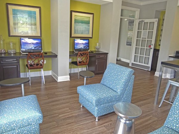 Modern clubhouse with entertainment areas at Wakefield Glen Apartments