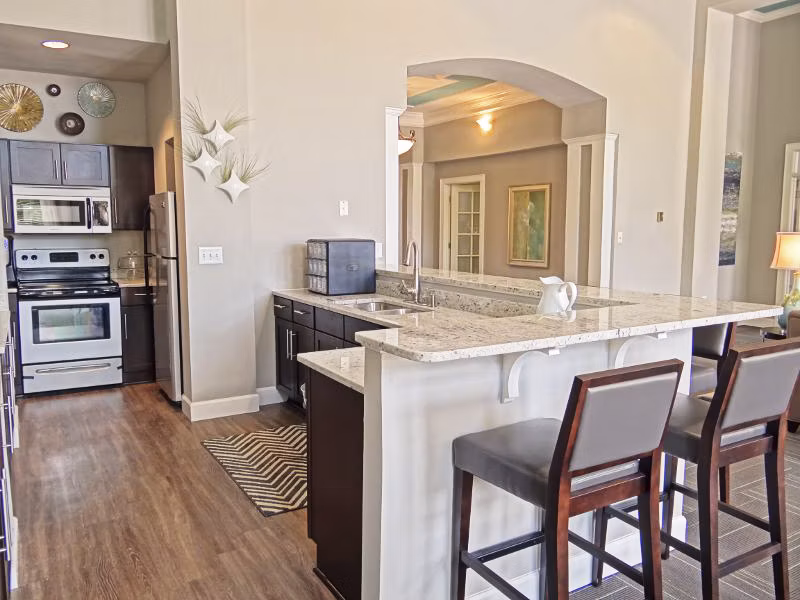 Clubhouse featuring modern seating and decor at Wakefield Glen Apartments