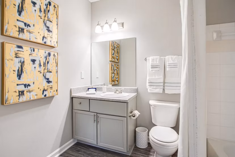 bathroom at Brodick Hill Apartments