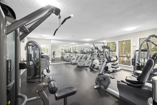 fitness center at Sailboat Bay Apartments