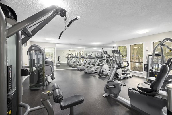 Sailboat Bay Apartments: Modern fitness center with state-of-the-art equipment for residents' active lifestyle