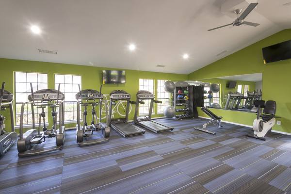 fitness center at Duraleigh Woods Apartments