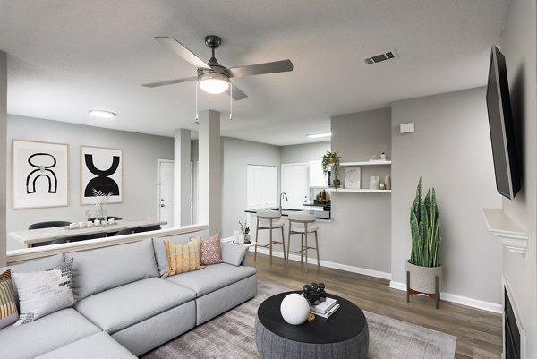 living room at Avana Lexington Apartments