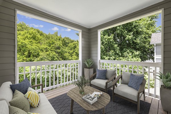 patio at Avana Lexington Apartments