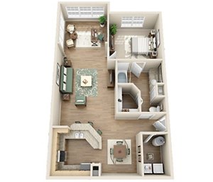 Floorplan The Dilworth W/Solarium