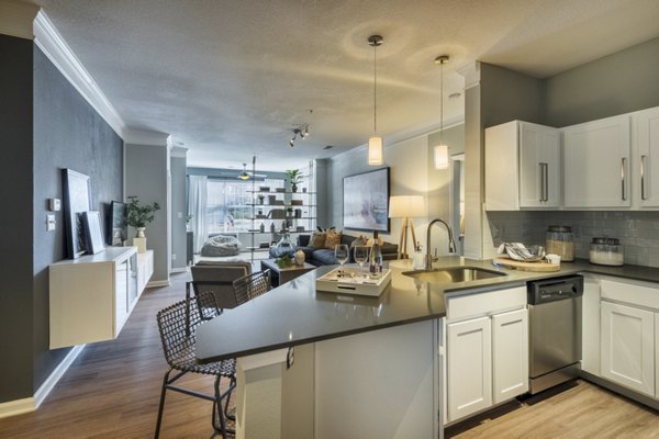 kitchen at Plantation Park Apartments