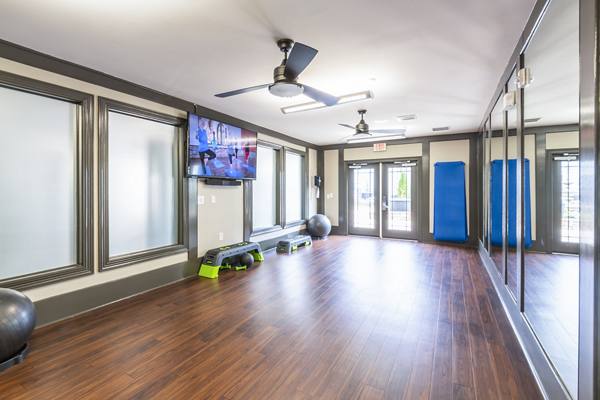 yoga/spin studio at NorthCity 6 Apartments                     