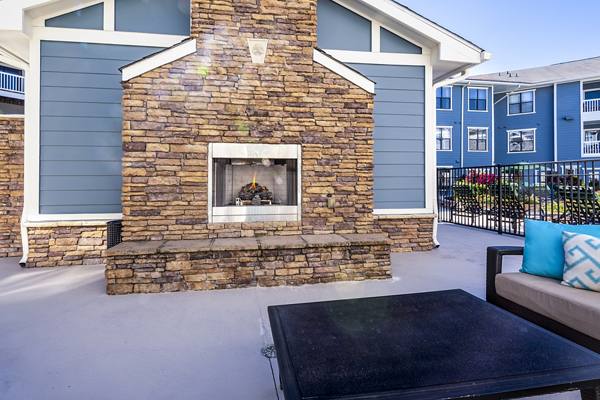 fire pit at NorthCity 6 Apartments
