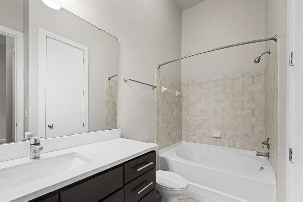 bathroom at Elizabeth Square Apartments