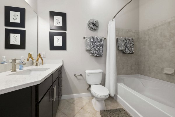 bathroom at Elizabeth Square Apartments 