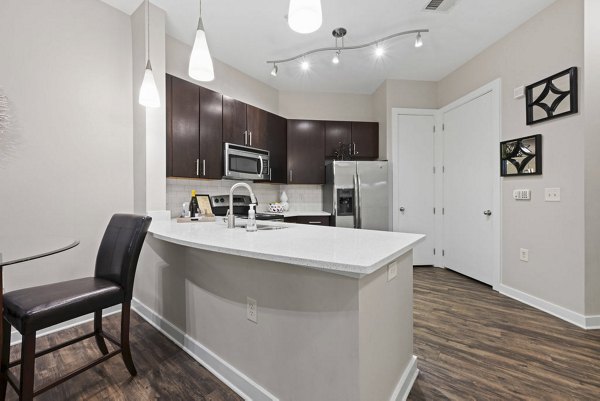 kitchen at Elizabeth Square Apartments