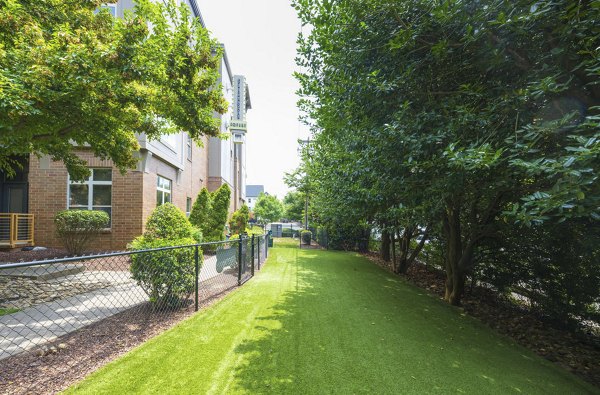 dog park at Elizabeth Square Apartments