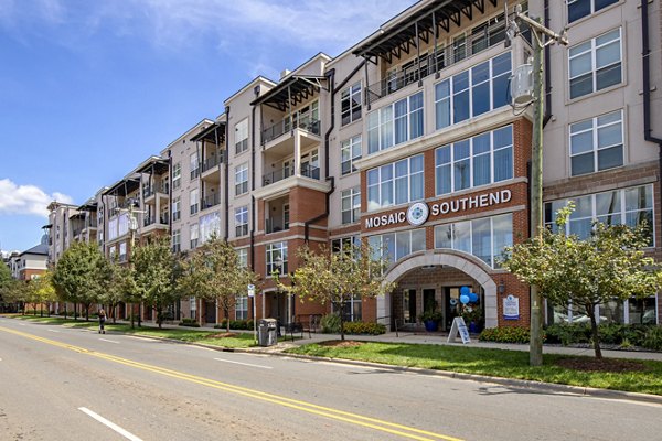 exterior at Mosaic South End Apartments