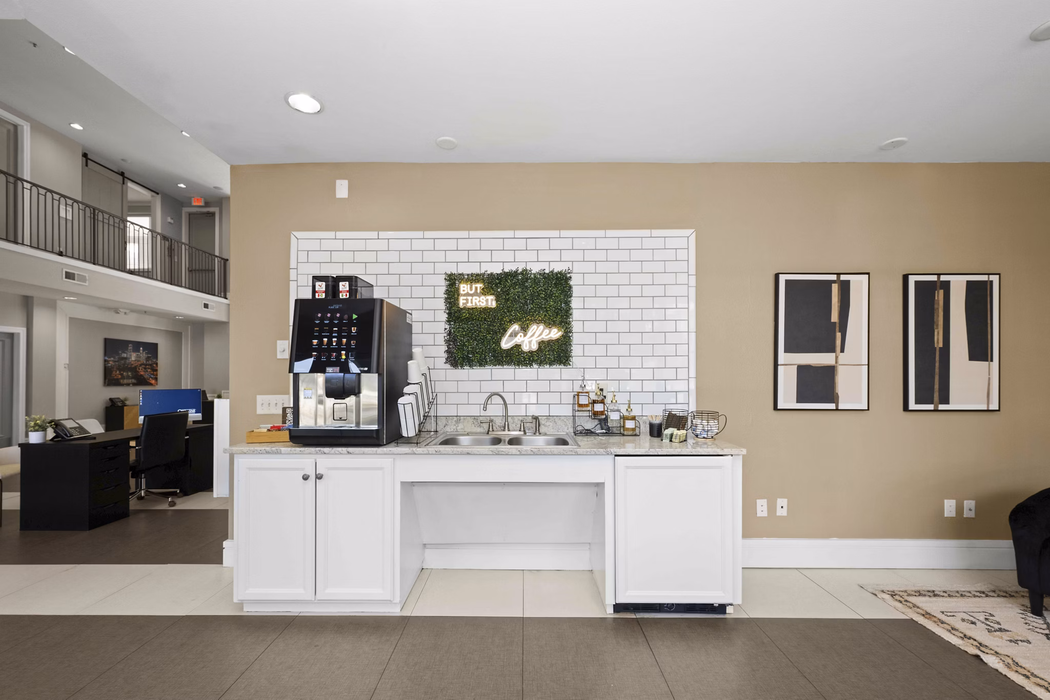 clubhouse at Mosaic South End Apartments