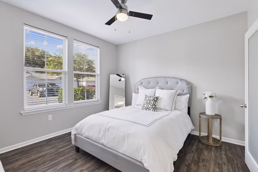 bedroom at Central Square at Watermark Apartments