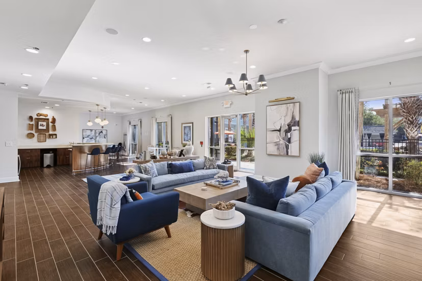 clubhouse at Central Square at Watermark Apartments