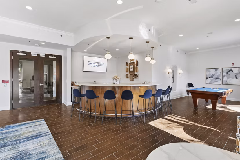 clubhouse at Central Square at Watermark Apartments