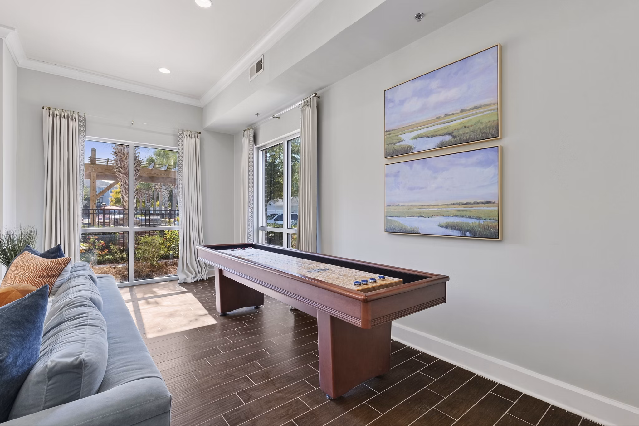 clubhouse at Central Square at Watermark Apartments