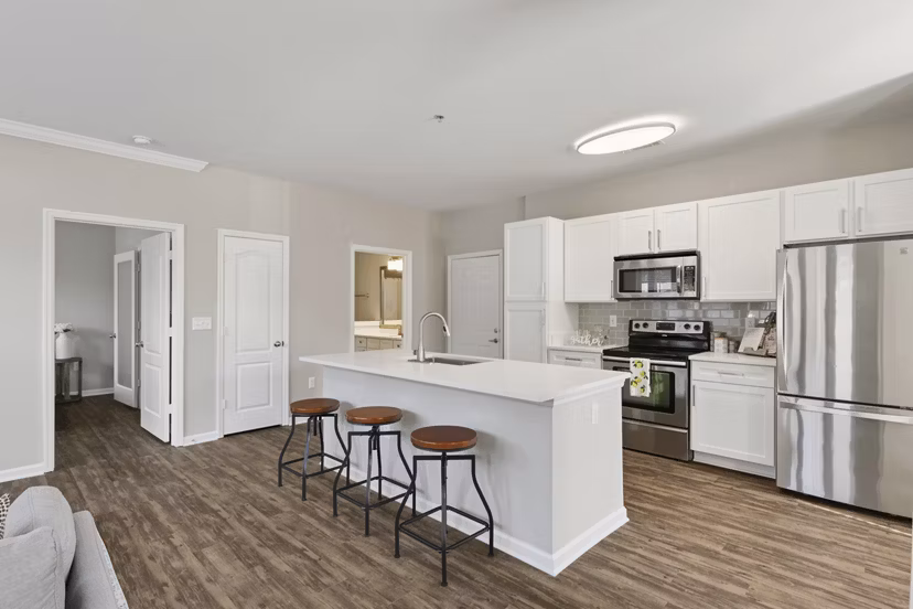 kitchen at Central Square at Watermark Apartments