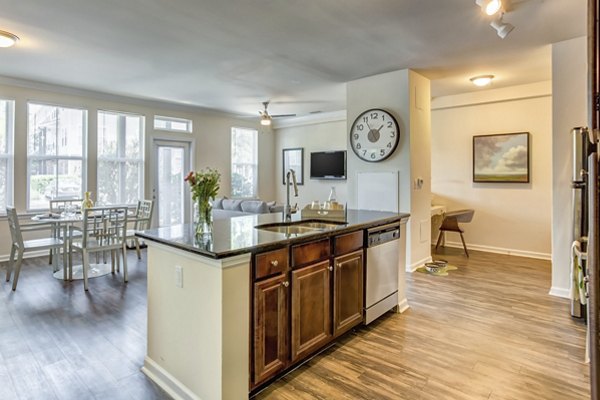 kitchen at Central Square at Watermark Apartments