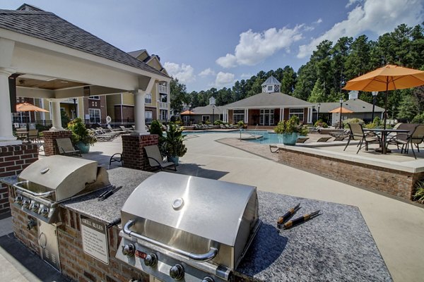 grill area at Morgan Reserve Apartments