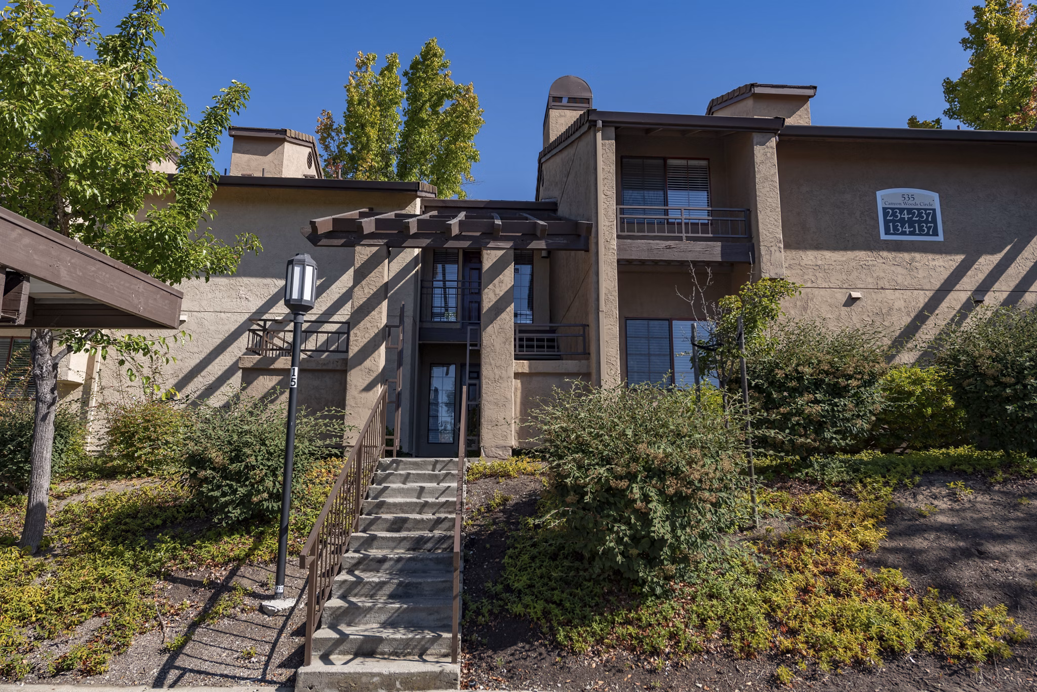 building/exterior at Canyon Woods Apartments