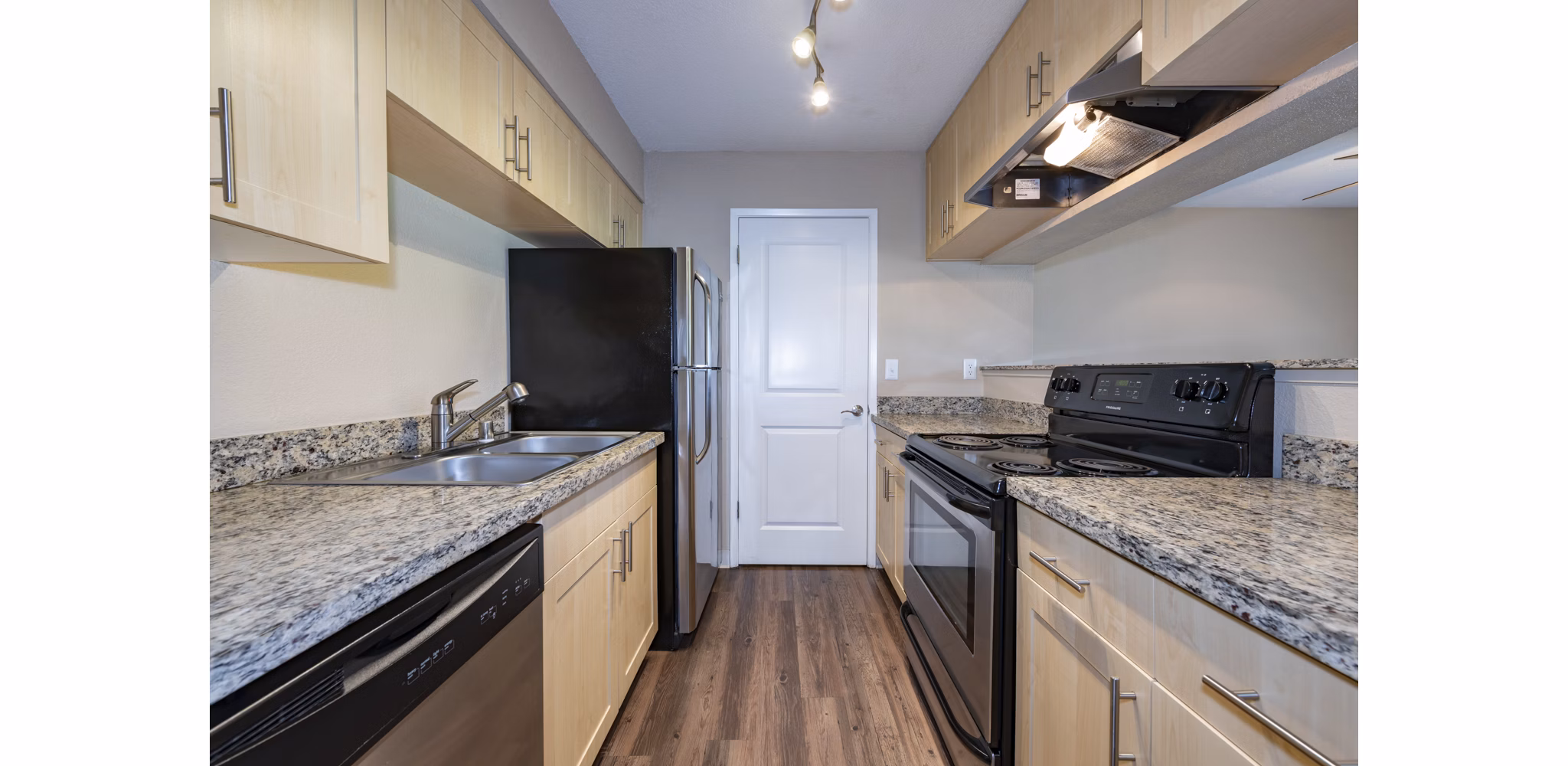 kitchen at Canyon Woods Apartments
