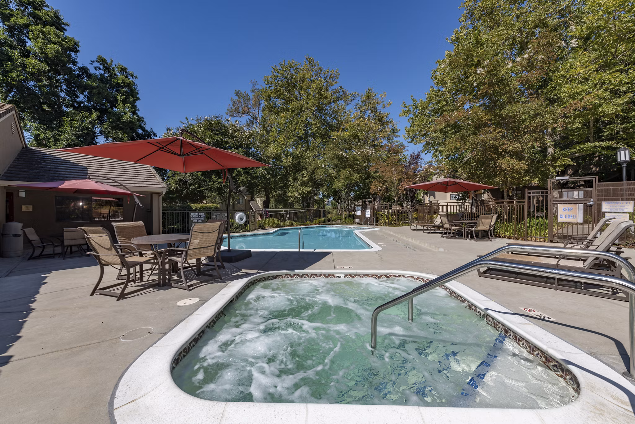 pool at Canyon Woods Apartments