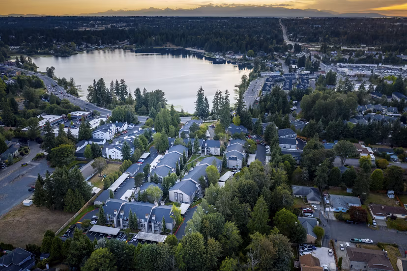 view at BluWater Apartments 