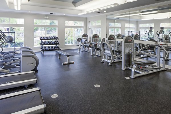 Arya at Hedges Creek: Modern fitness center with state-of-the-art equipment for luxury living