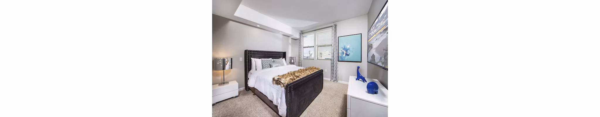 Bedroom at Avana On Wilshire Apartments