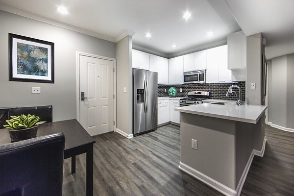 kitchen at Avana on Wilshire Apartments