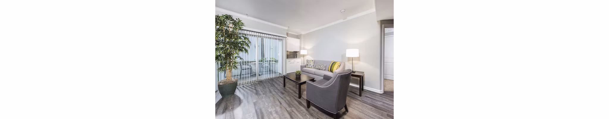 Living Room at Avana On Wilshire Apartments
