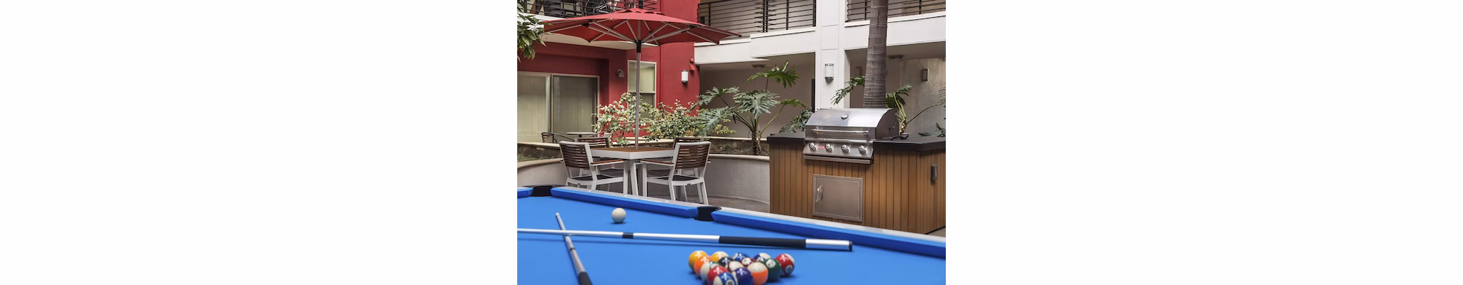 Patio at Avana On Wilshire Apartments