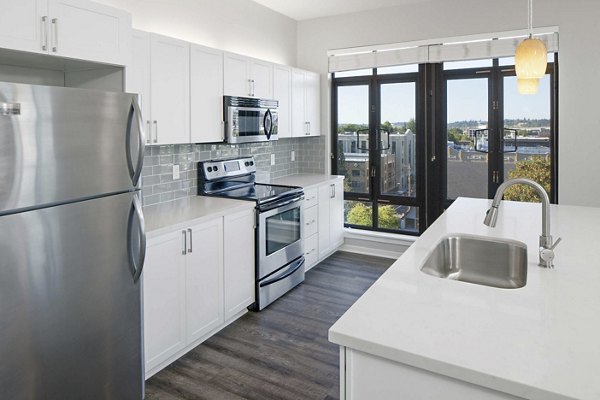 kitchen at Park 19 Apartments