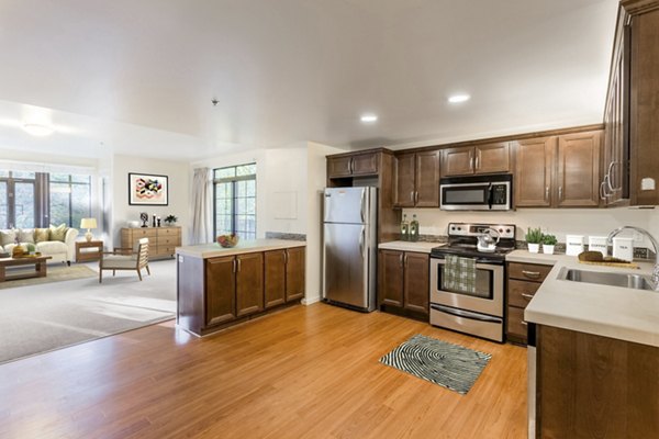 kitchen at Park 19 Apartments