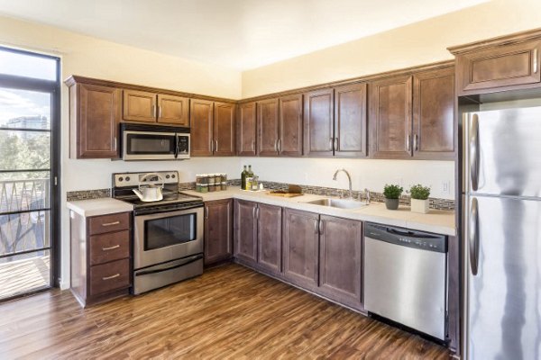 kitchen at Park 19 Apartments