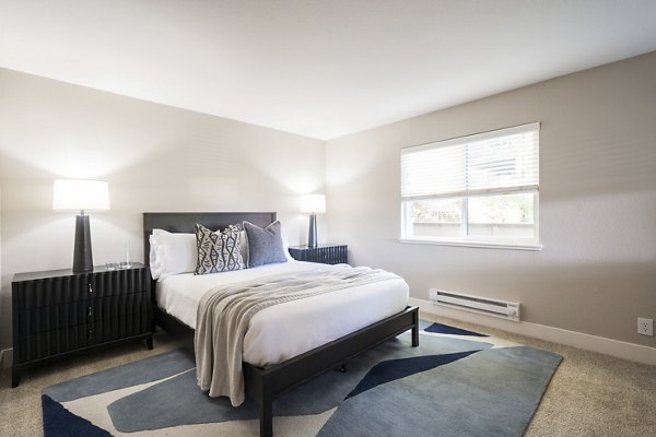 bedroom at Larkspur Courts Apartments