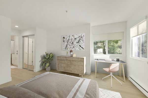 bedroom at Larkspur Courts Apartments