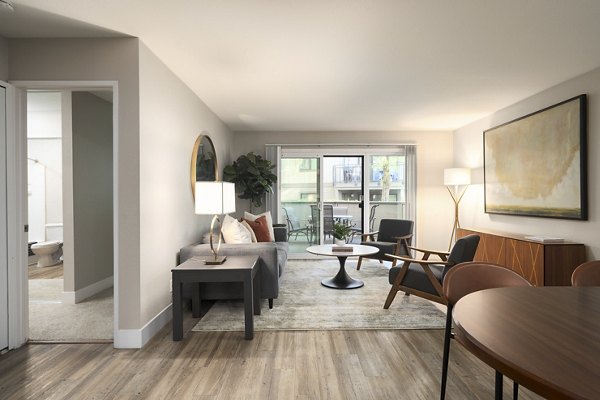living room at Larkspur Courts Apartments