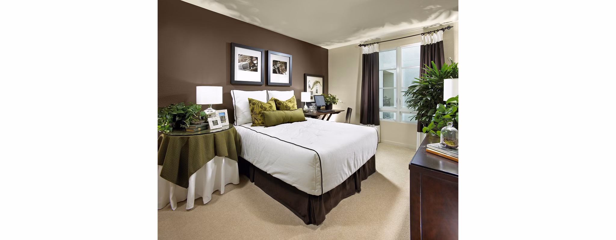 bedroom at Trio Apartments
