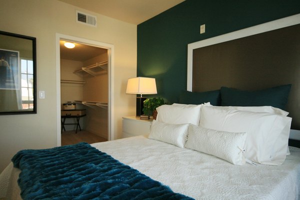 bedroom at Trio Apartments
