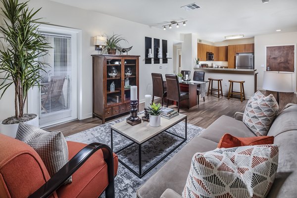 living room at Trio Apartments