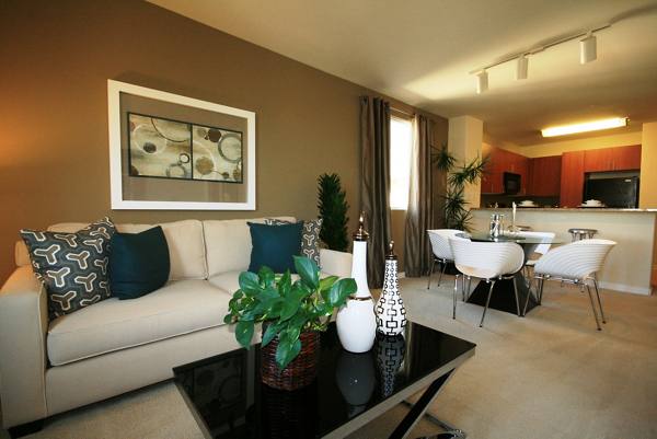 living room at Trio Apartments