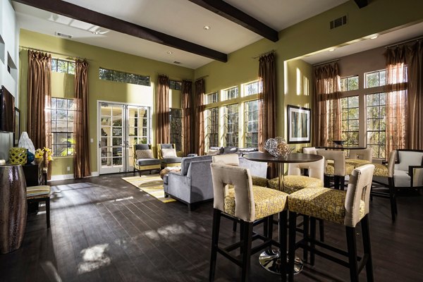 Welcoming clubhouse with modern decor at Westcreek Apartments