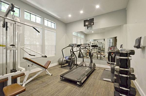 fitness center at Westcreek Apartments